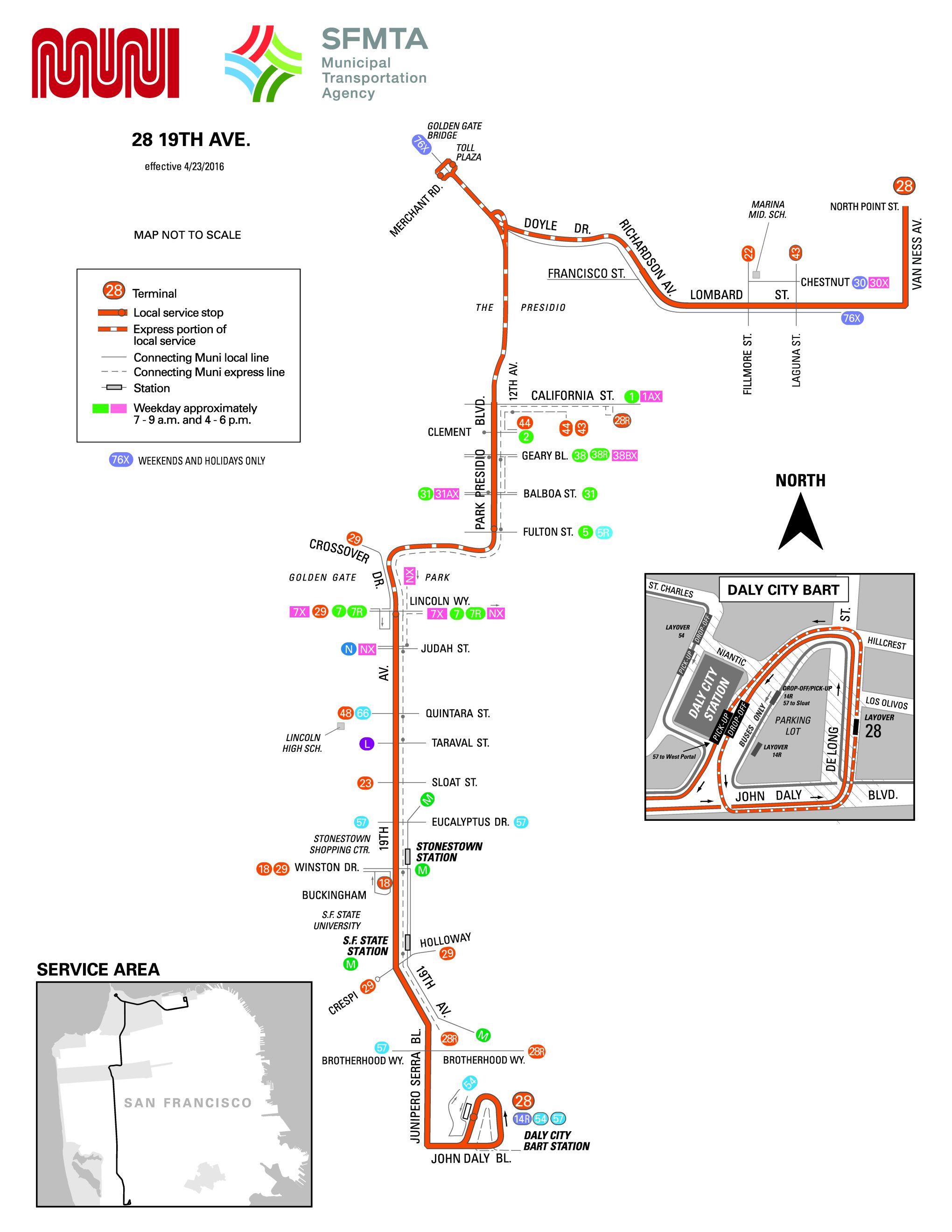Карта автобусов Сан Франсиско. Muni Metro на карте Сан Франциско. Бэйдайхэ карта с автобусами. Rot28. Маршрут 28 автобуса калининград
