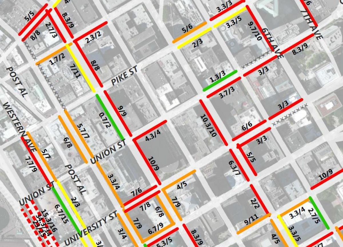 Карта Сан-Франциско 2 часа парковка