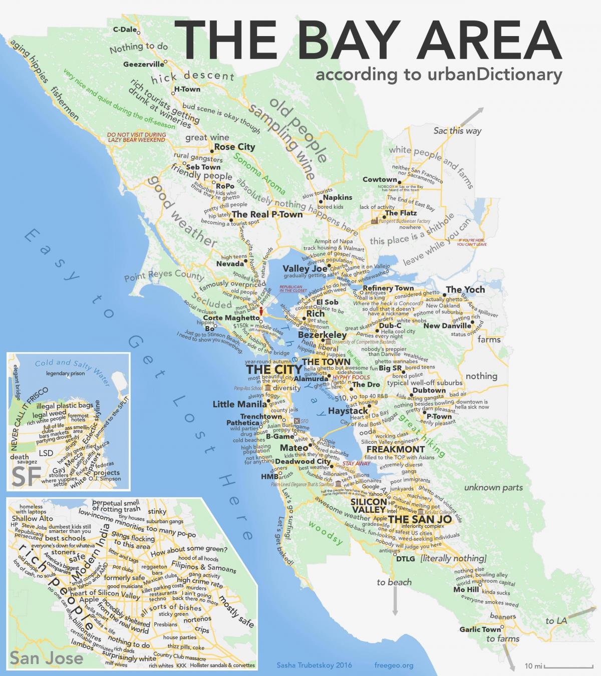 Сан-Франциско карте 