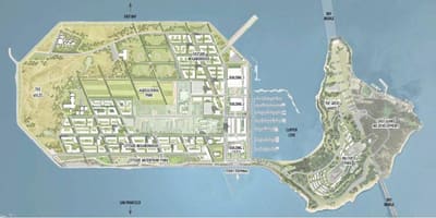 Карта острова сокровищ в Сан-Франциско