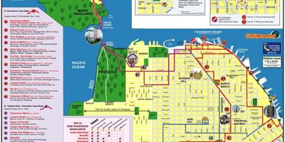 Обзорная экскурсия по городу Сан-Франциско карте