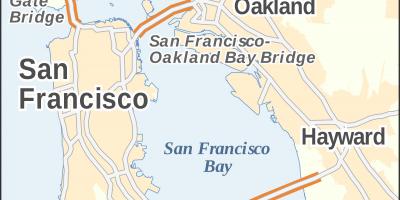 Карта Сан-Франциско мост Золотые ворота
