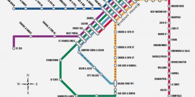 Муни карте метро 