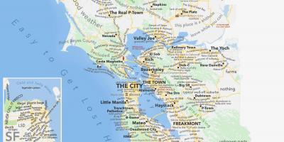 Сан-Франциско Калифорния карта