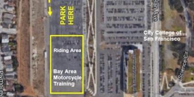 Карта мотоцикл СФ парковка