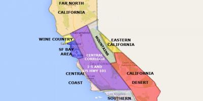 Сан-Франциско Калифорния на карте