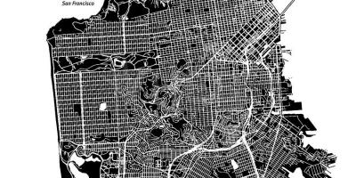 Карта Сан-Франциско вектор