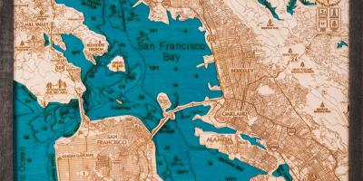 Карта Сан-Франциско древесины