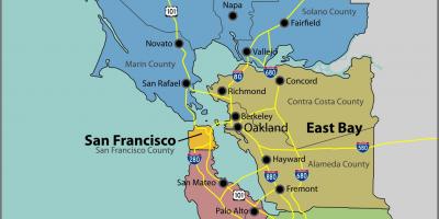 Сан-Франциско на карте