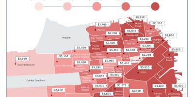 Цены в Сан-Франциско аренду карте