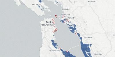 Карта Сан-Франциско флуд