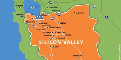 Силиконовая долина на карте мира