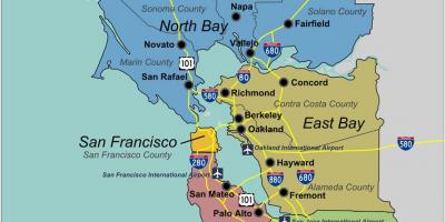 Карта Южного Сан-Франциско 