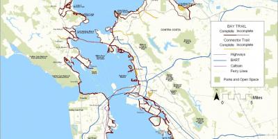 Сан-Франциско Bay Trail карта