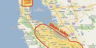 Силиконовая долина карта 2016